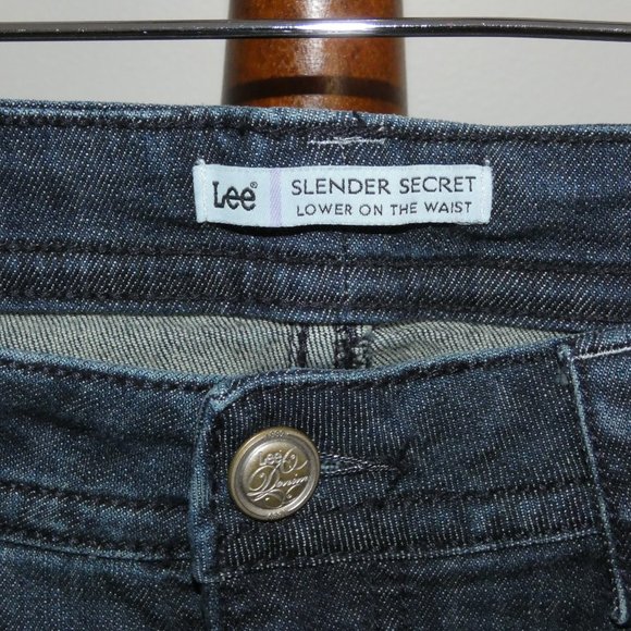 Lee Slender Secret Bootcut Denim Jeans Lower on Waist - Picture 4 of 8